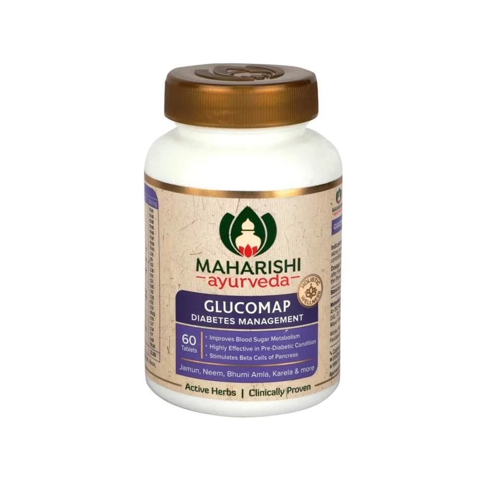 Maharishi Ayurveda Glucomap Tablets, 60 Tablets-1.webp